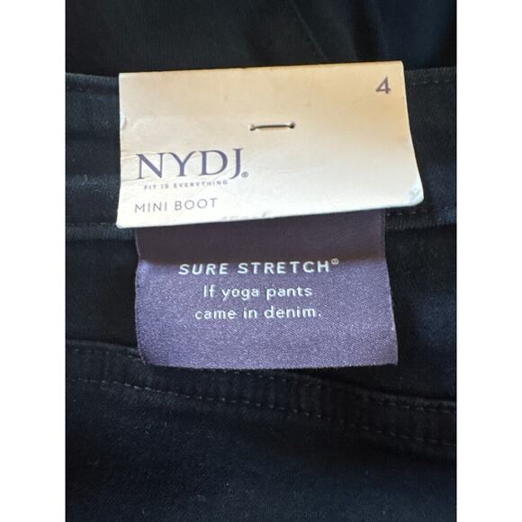 NYDJ Not your daughter’s jeans mini boot Billie black size 4 - Picture 7 of 10
